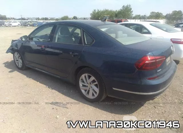 1VWLA7A30KC011946 фото 4