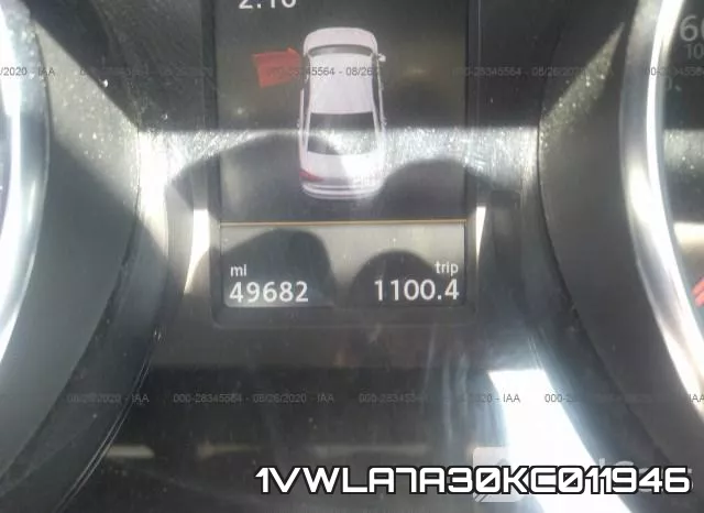 1VWLA7A30KC011946 фото 8