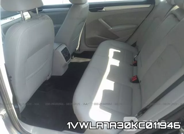 1VWLA7A30KC011946 фото 9