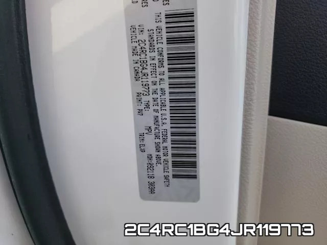 2C4RC1BG4JR119773 фото 2