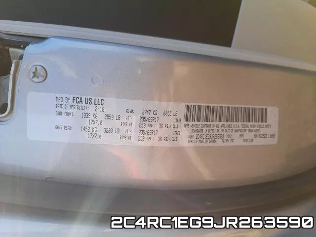 2C4RC1EG9JR263590 фото 2
