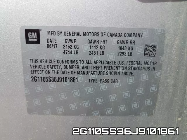 2G1105S36J9101861 фото 2