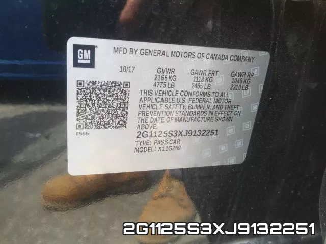 2G1125S3XJ9132251 фото 2