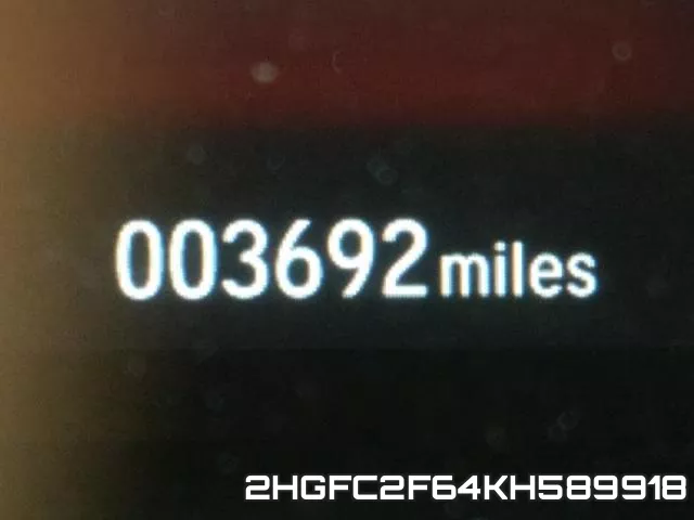 2HGFC2F64KH589918 фото 8