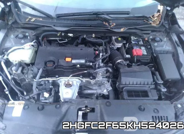 2HGFC2F65KH524026 фото 2