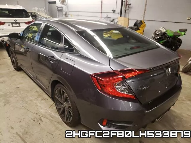 2HGFC2F80LH533879 фото 4
