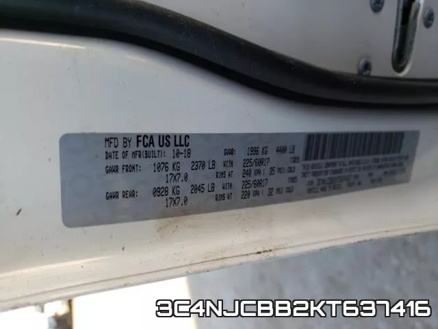 3C4NJCBB2KT637416 фото 2