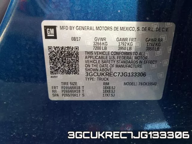 3GCUKREC7JG133306 фото 2