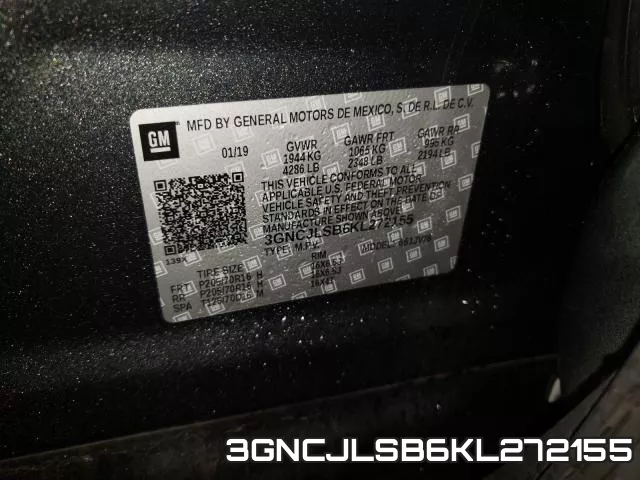 3GNCJLSB6KL272155 фото 2