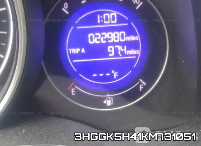3HGGK5H41KM731051 фото 8