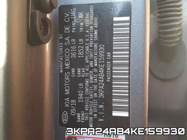 3KPA24AB4KE159930 фото 2