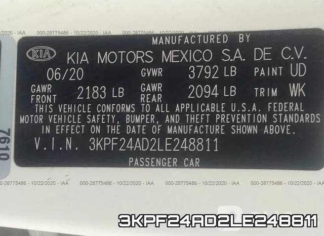 3KPF24AD2LE248811 фото 10