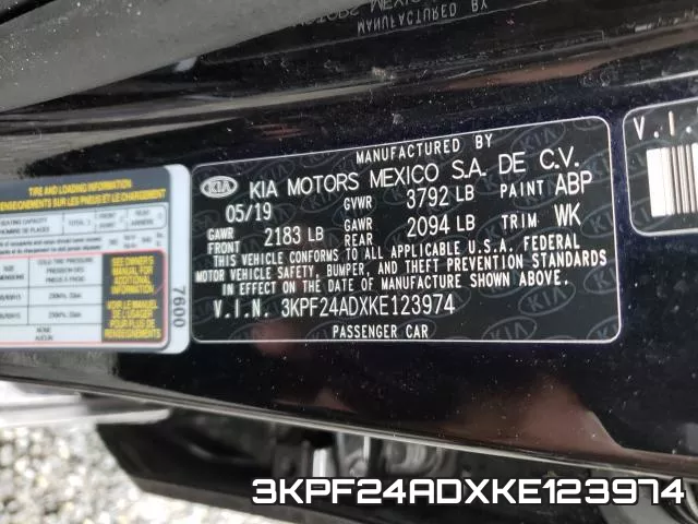 3KPF24ADXKE123974 фото 2