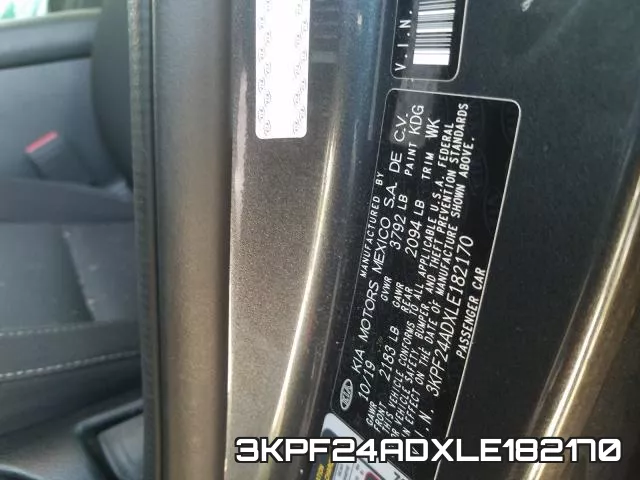 3KPF24ADXLE182170 фото 2