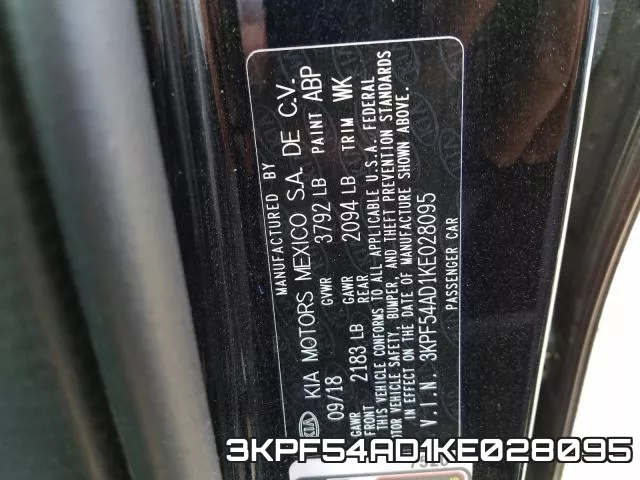 3KPF54AD1KE028095 фото 2