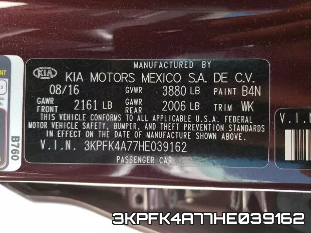 3KPFK4A77HE039162 фото 2
