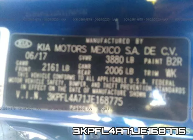 3KPFL4A71JE168775 фото 10