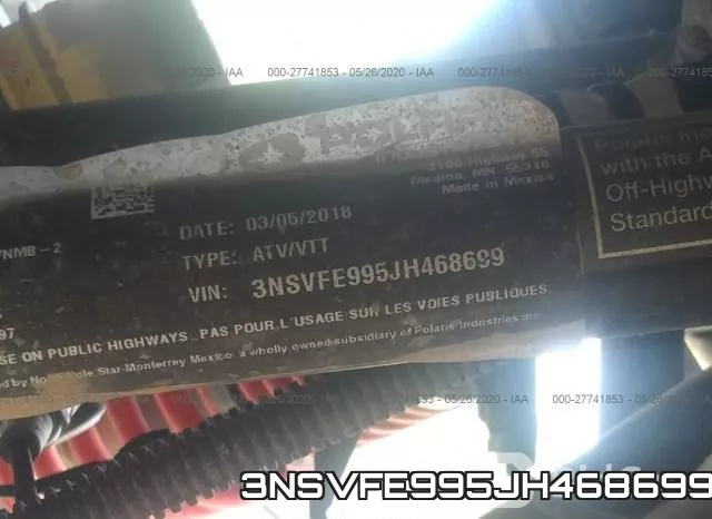 3NSVFE995JH468699 фото 2