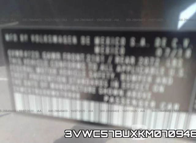 3VWC57BUXKM070948 фото 10