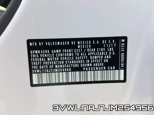 3VWL17AJ7JM254956 фото 2
