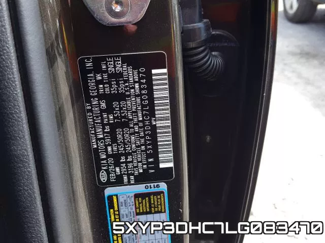 5XYP3DHC7LG083470 фото 2