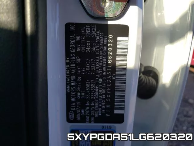 5XYPGDA51LG620320 фото 2