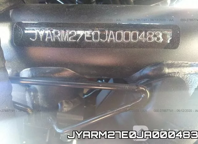 JYARM27E0JA000483 фото 2