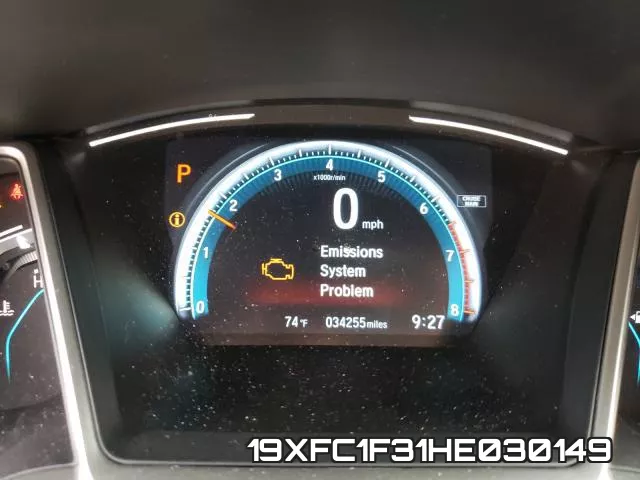 19XFC1F31HE030149 фото 9