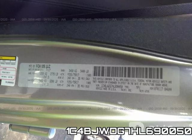 1C4BJWDG7HL690050 фото 10