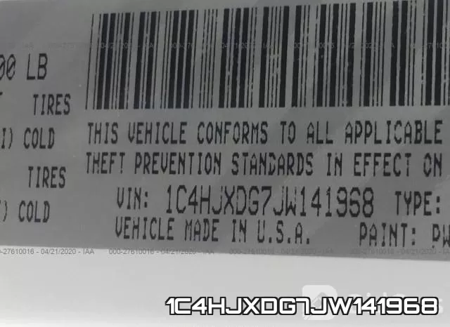 1C4HJXDG7JW141968 фото 10