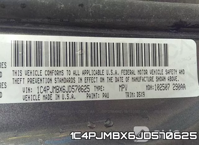 1C4PJMBX6JD570625 фото 9