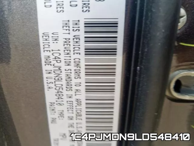 1C4PJMDN9LD548410 фото 2