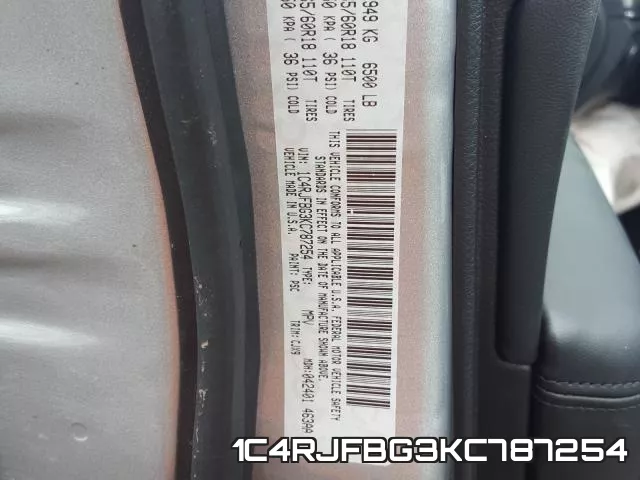 1C4RJFBG3KC787254 фото 2