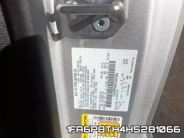 1FA6P8TH4H5281066 фото 2