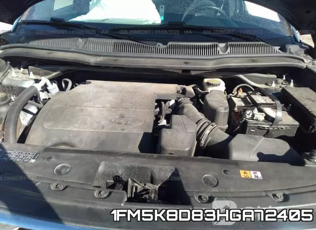 1FM5K8D83HGA72405 фото 2