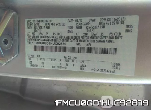1FMCU0GD1HUC92879 фото 10