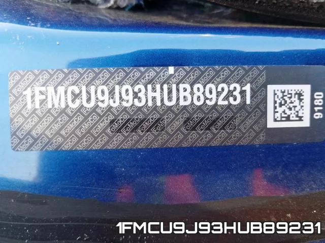 1FMCU9J93HUB89231 фото 2