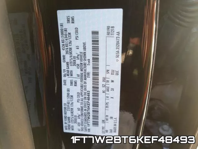 1FT7W2BT6KEF48493 фото 2