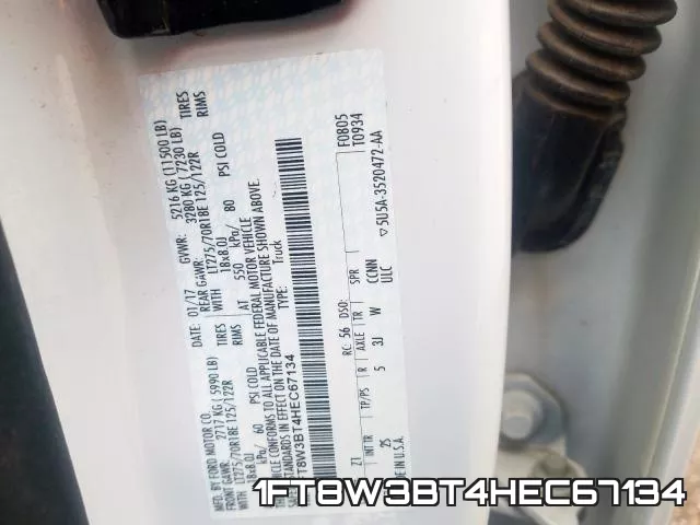 1FT8W3BT4HEC67134 фото 2