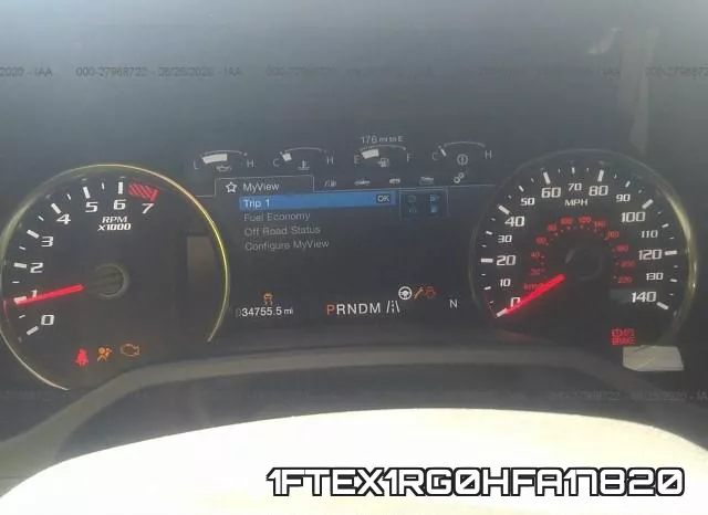 1FTEX1RG0HFA17820 фото 8