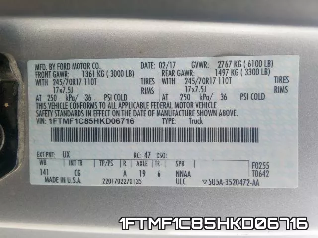 1FTMF1C85HKD06716 фото 2