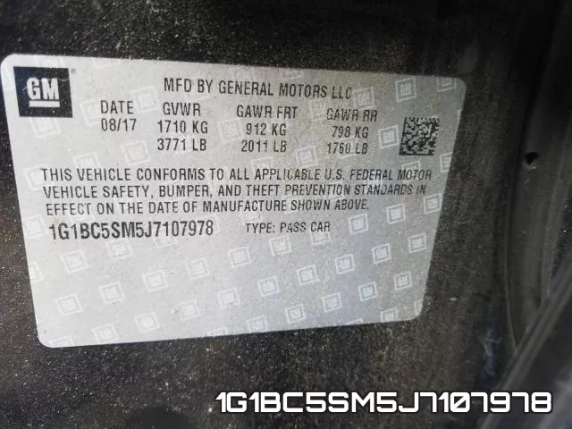 1G1BC5SM5J7107978 фото 2