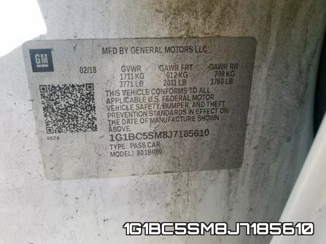1G1BC5SM8J7185610 фото 2
