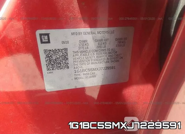 1G1BC5SMXJ7229591 фото 8
