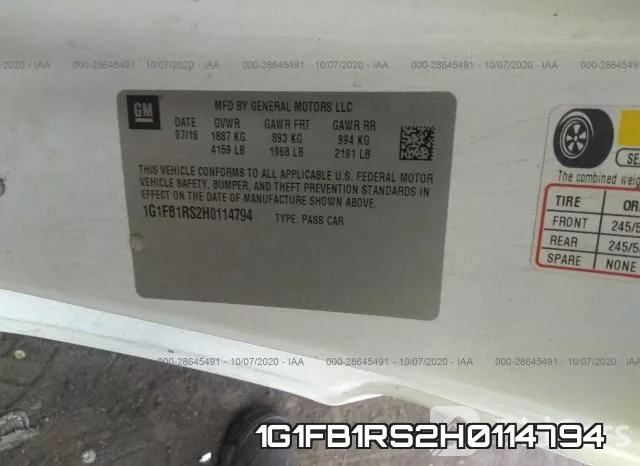 1G1FB1RS2H0114794 фото 10