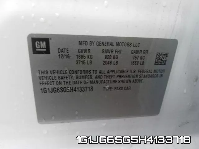 1G1JG6SG5H4133718 фото 2