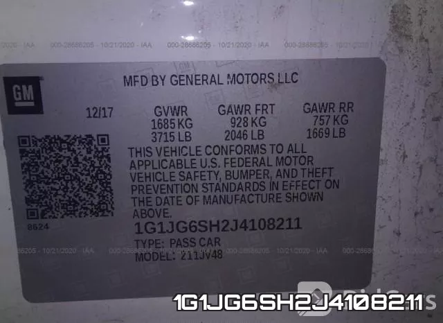 1G1JG6SH2J4108211 фото 9