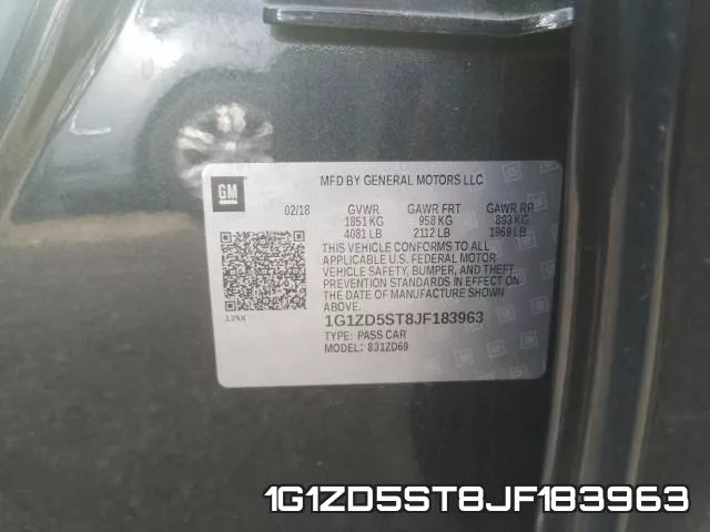 1G1ZD5ST8JF183963 фото 2