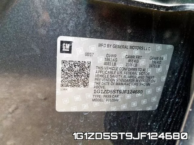 1G1ZD5ST9JF124680 фото 2
