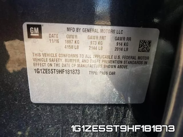 1G1ZE5ST9HF181873 фото 2
